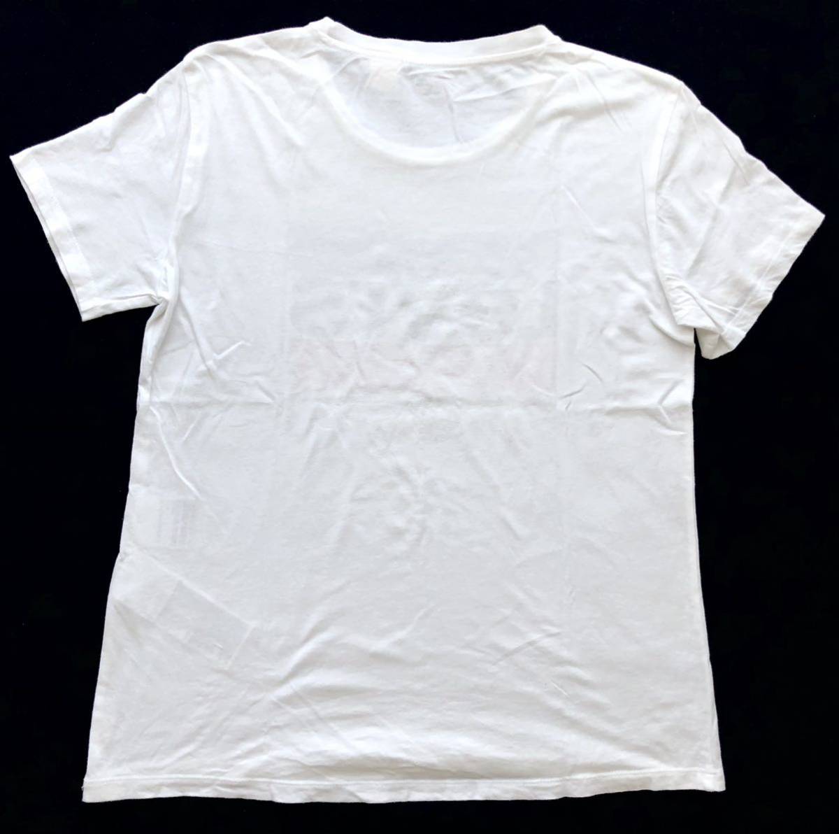 リーバイス ビッグロゴ デカロゴ Tシャツ 染み込みプリント　　トレンド Levis 半袖 S/S ホワイト 柳4132_画像2