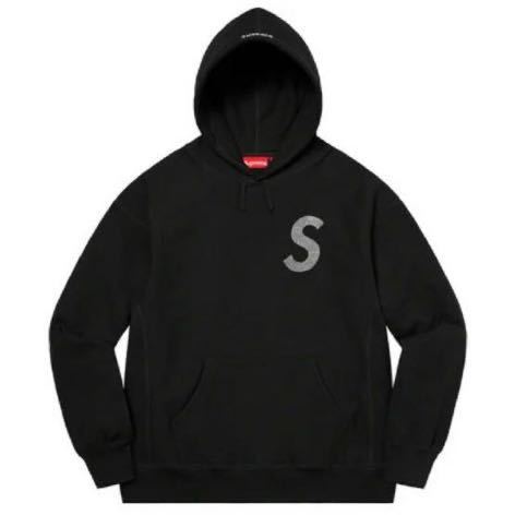 2022超人気 supreme シュプリーム Swarovski S Logo Hooded Sweatshirt スウェットシャツ スワロフスキー ロゴ フーディー M くらしを楽しむアイテム パーカー エス