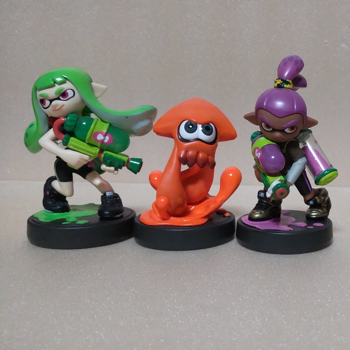 amiibo スプラトゥーン イカ三点セット（期間限定カラー）