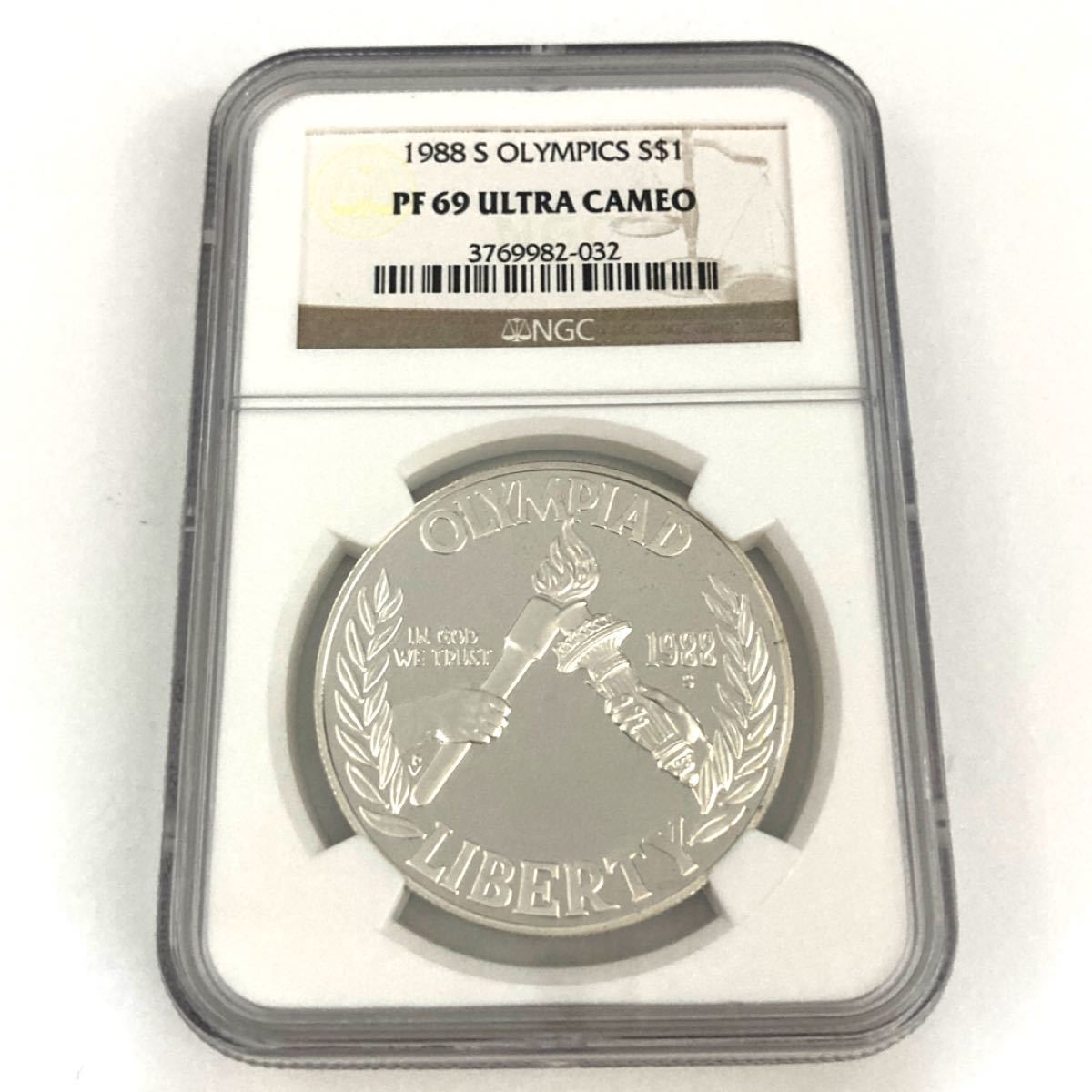 1988 S オリンピック 1ドル 記念銀貨 NGC PF69 UC