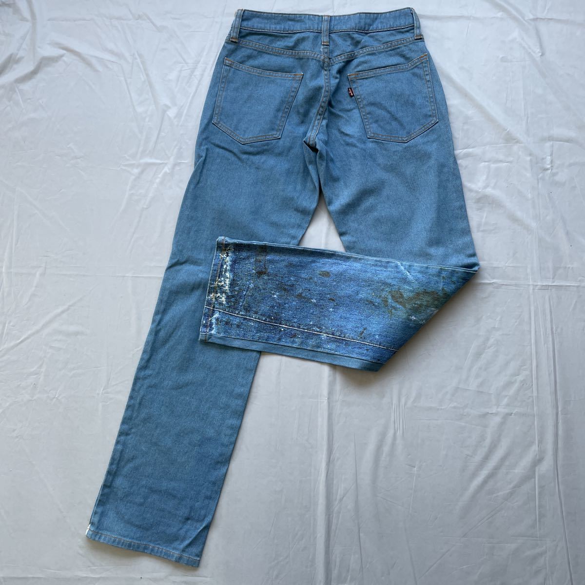 リーバイスLevi's ♪プリントリーバイス♪プリント転写デニム501新品　カスタム正規品_画像8