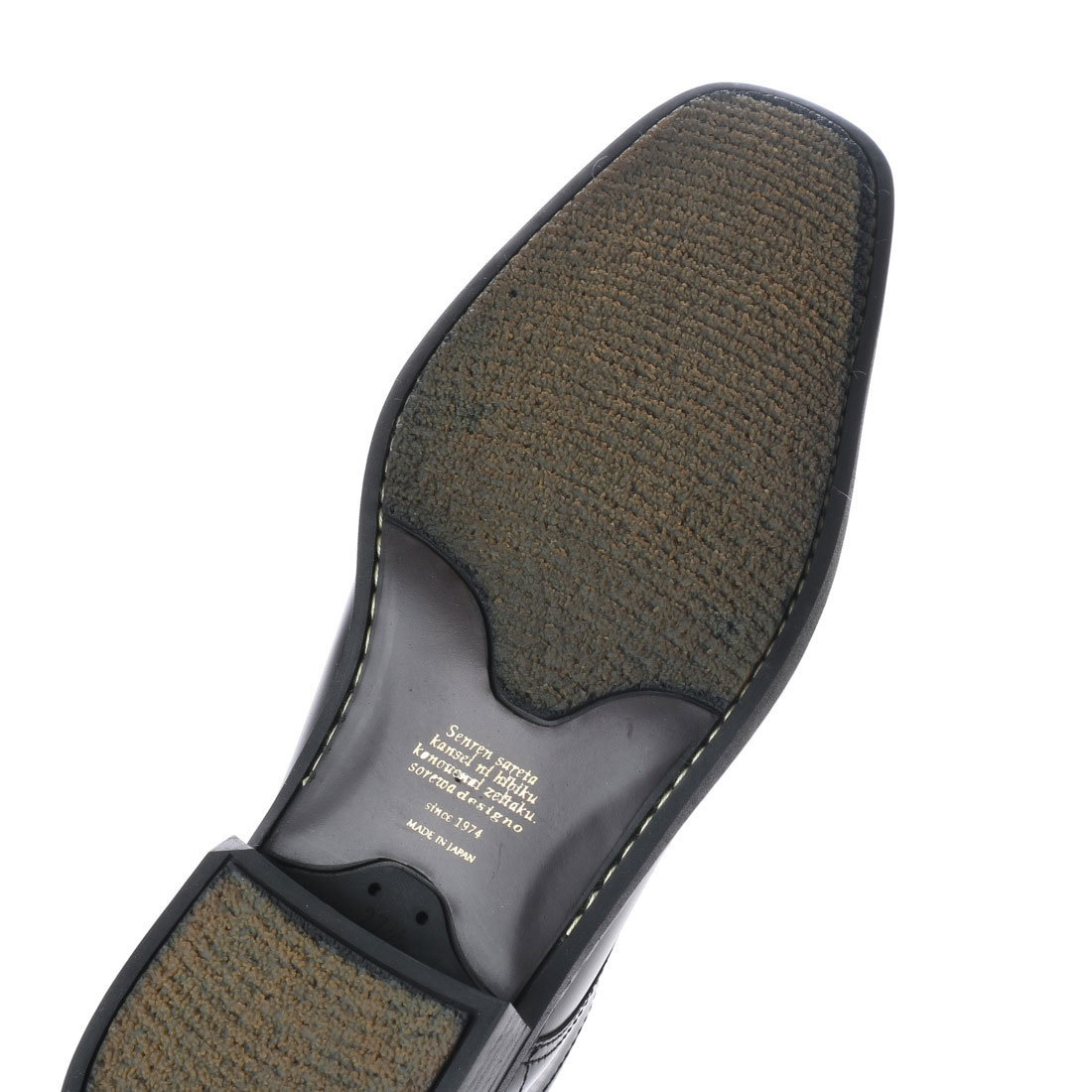 designo デジーノ 金谷製靴 KANEKA カネカ 日本製 本革 牛革 メンズ ビジネスシューズ 紳士靴 革靴 ベルト 4E 5010 ブラック 黒 25.5cm_画像5