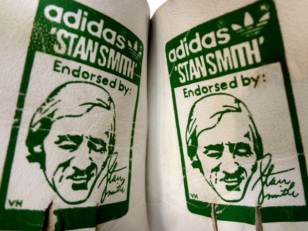 良品、ビンテージ、レア! ADIDAS アディダス STAN SMITH スタンスミス 白/緑 1995年台湾製 25cm オリジナル ハイレット フランス モロッコの画像5