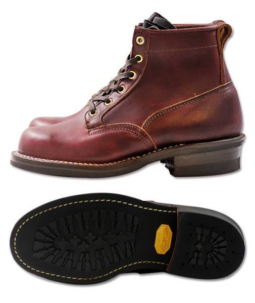 【定価￥107,800 新品未使用】 VIBERGヴァイバー5'COURT BOOTS#430BrownクロムエクセルUK6（25.0cm位）カナダ製_画像8