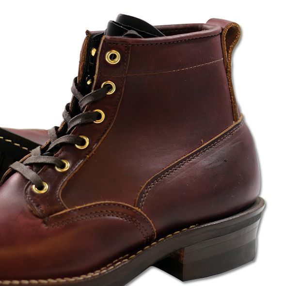 [ обычная цена Y107,800 новый товар не использовался ] VIBERGvai балка 5\'COURT BOOTS#430Brown Хромированный Excel UK6(25.0cm ранг ) Canada производства 