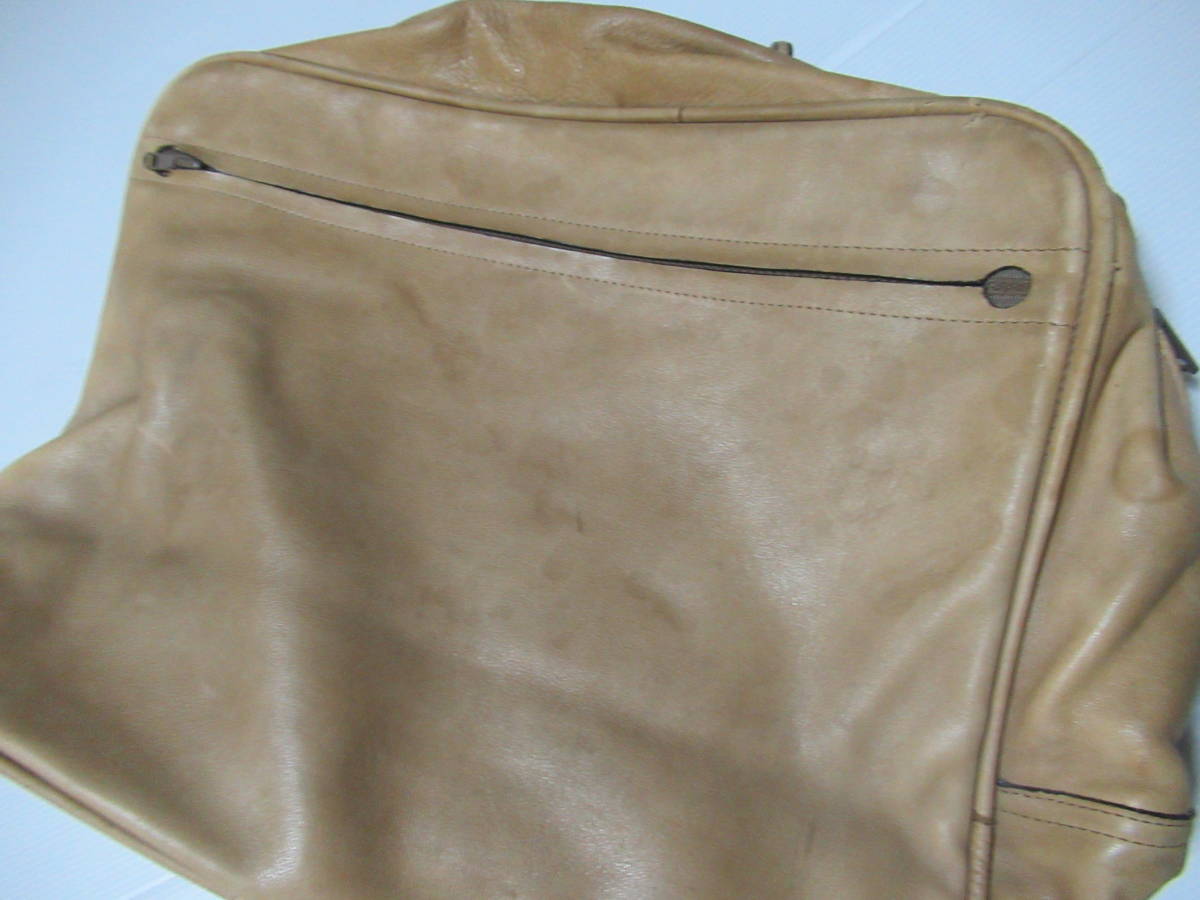  west Germany made ESQUIRE original leather garment bag tea large 