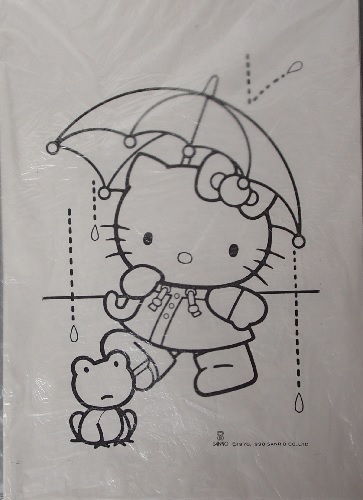 102/ paint picture /. is none study quiz / Hello Kitty Hello Kitty-A/B5size/ original select / Showa Retro 