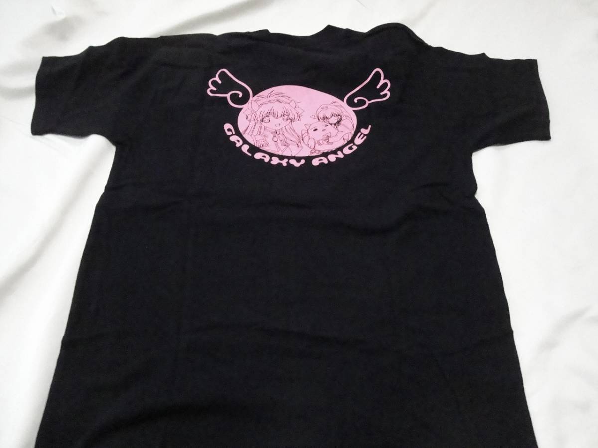 ** ultra rare goods ALAXY ANGEL A* short sleeves T-shirt L black new goods unused goods 1**