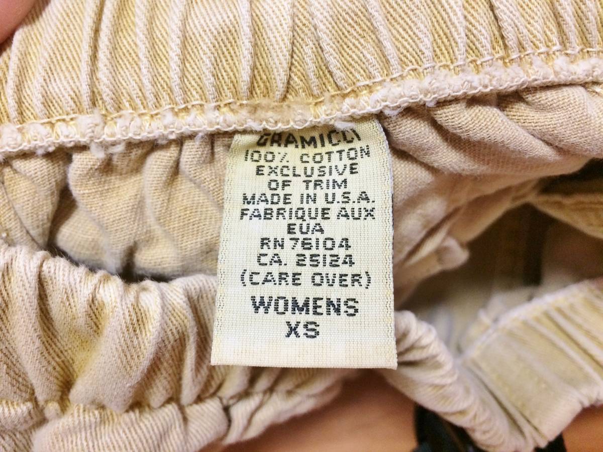 GRAMICCI / グラミチ ハーフパンツ 希少レディースXSサイズ USA製_画像4