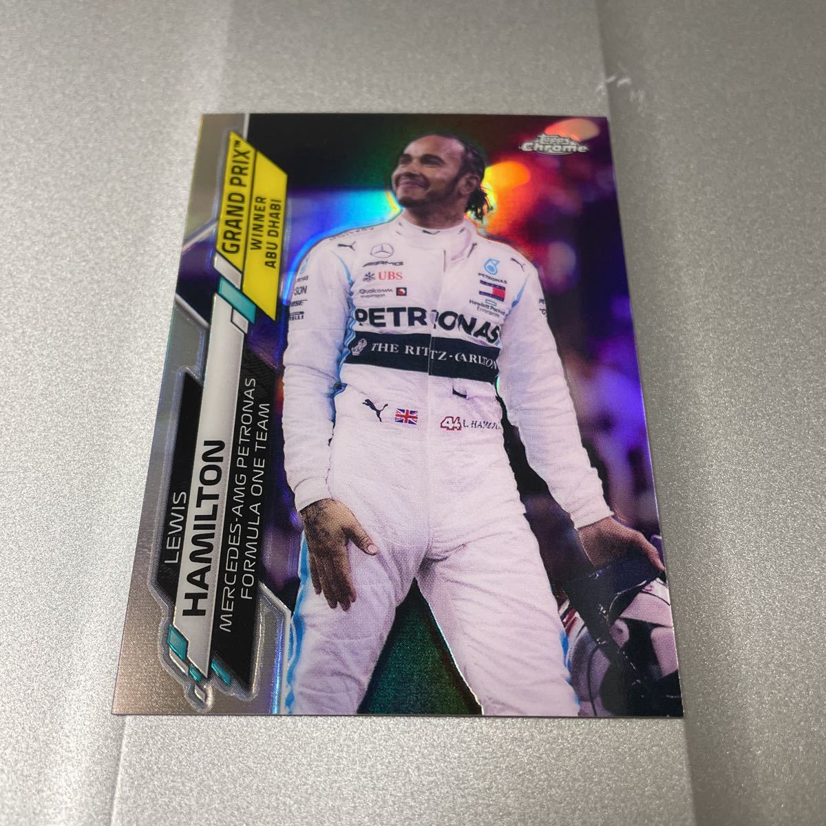 2020 TOPPS CHROME FORMULA1 LEWIS HAMILTON ＃153 refractor Grand Prix F1 ハミルトン メルセデス_画像1