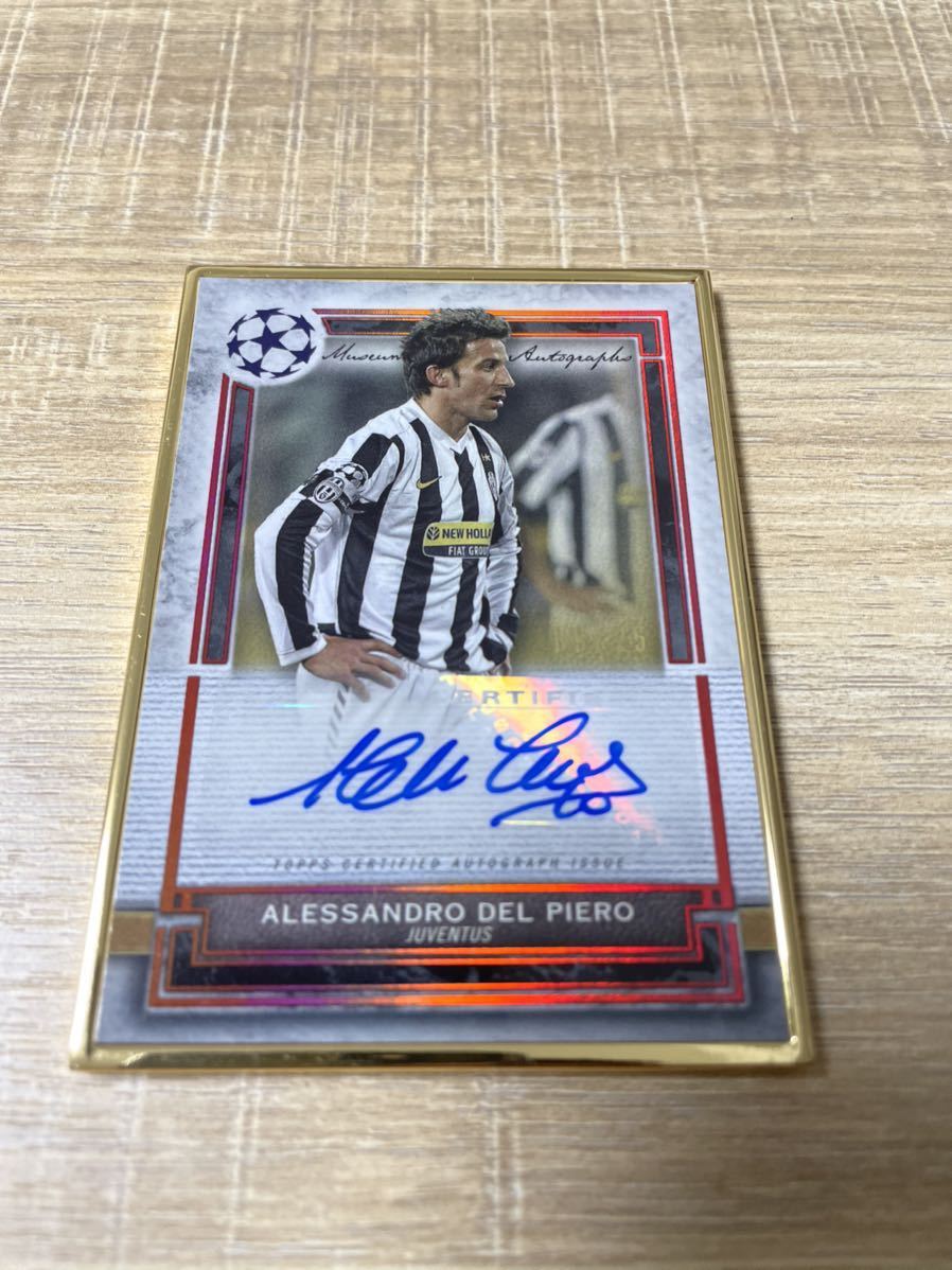 2020-21 Topps Museum Collection Framed Autograph Alessandro Del Piero 50枚限定 直筆サインカード　美品 Case Hit