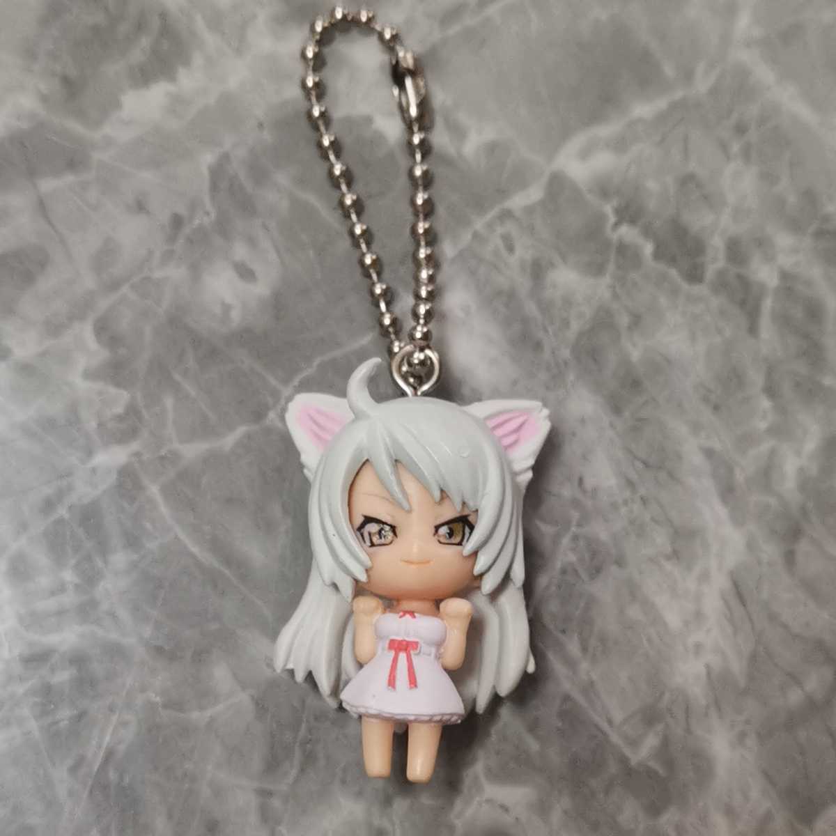  cat monogatari black feather river monogatari series Nisemonogatari scratch monogatari key holder charm 