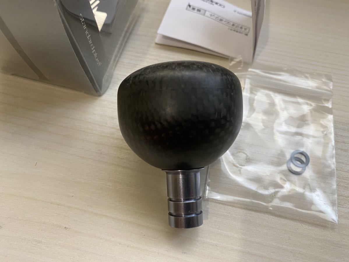 ★☆ 激レア スタンダードプラス スタジオコンポジット カーボンノブ ラウンドシェープ XL サイズ ダイワ用 美品 ★☆ 5