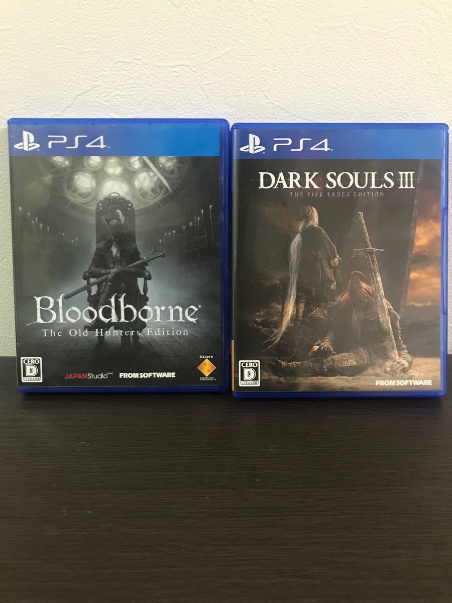 【PS4】即日発送☆ Bloodborne The old hunters &DARKSOULS 3 THE FIRES セット
