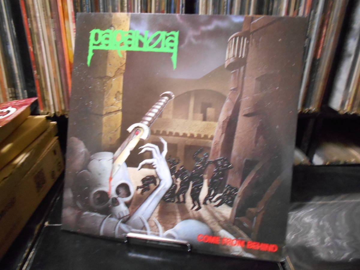 ジャパメタ PARANOIA / Come From Behind 1987 Heath(X-JAPAN) Nov(AION)在籍バンド 12インチレコード 廃盤
