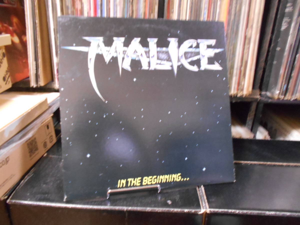MALICE (US) / In The Beginning...　1985 アメリカ 正統派メタル 1st 12インチレコード 廃盤_画像1