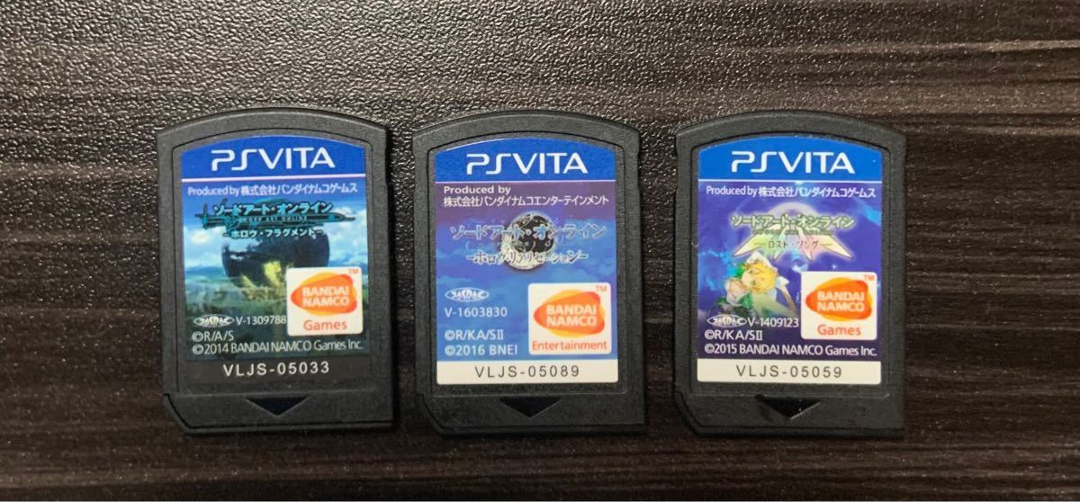 PS Vita VITA ソフト　ソードアート・オンライン　3タイトル
