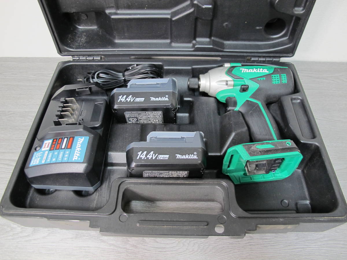  beautiful goods makita Makita rechargeable impact driver M695D 14.4V battery 2., case attaching 