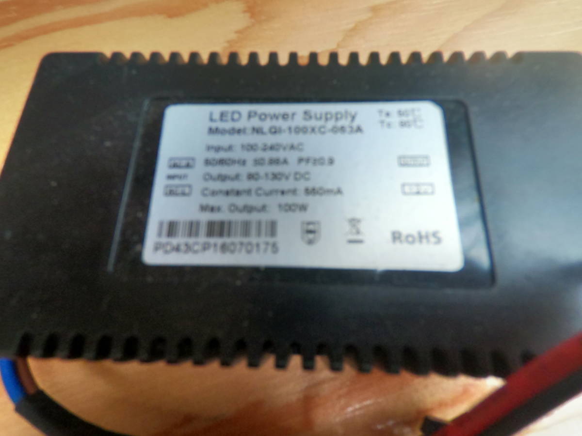 ◆RoHS LED Power Supply NLGI-100XC-063A 2個セット 送510円◆_画像5