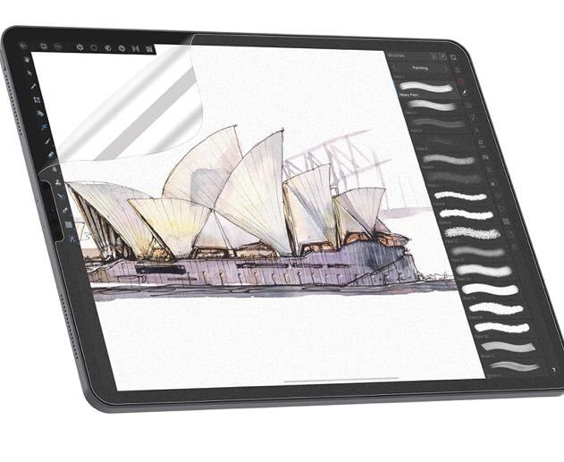 NIMASO ペーパーライク フィルム iPad Pro 11 保護 フィルム 上質紙タイプ アンチグレア 反射低減の画像1
