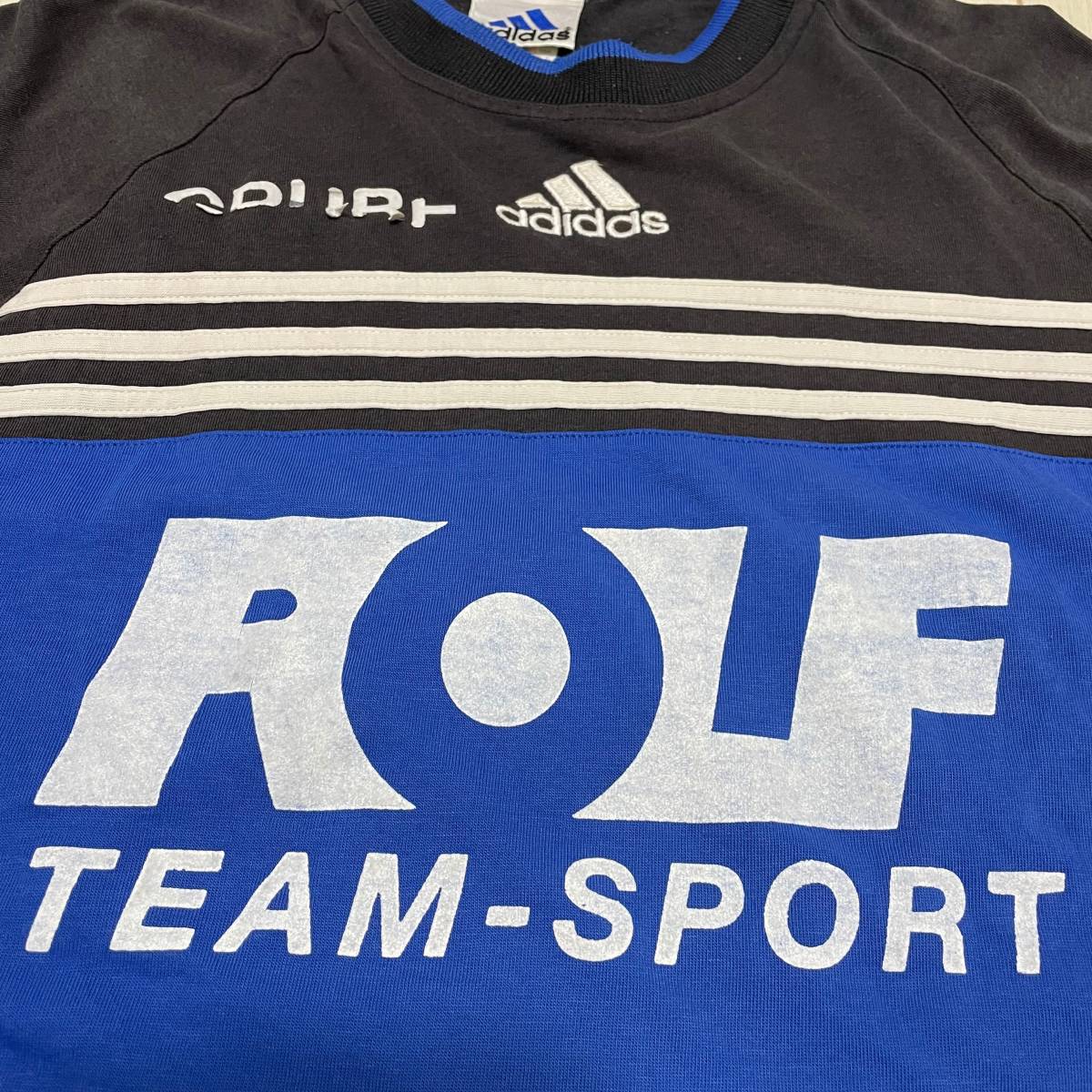 ★90s adidas Rolf Team Sport Tシャツ 刺繍の画像2