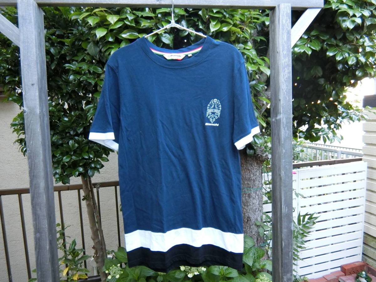 Bianchi Tシャツ ビアンキ ネイビー Lサイズ(文字、ロゴ)｜売買されたオークション情報、yahooの商品情報をアーカイブ公開 -  オークファン（aucfan.com）