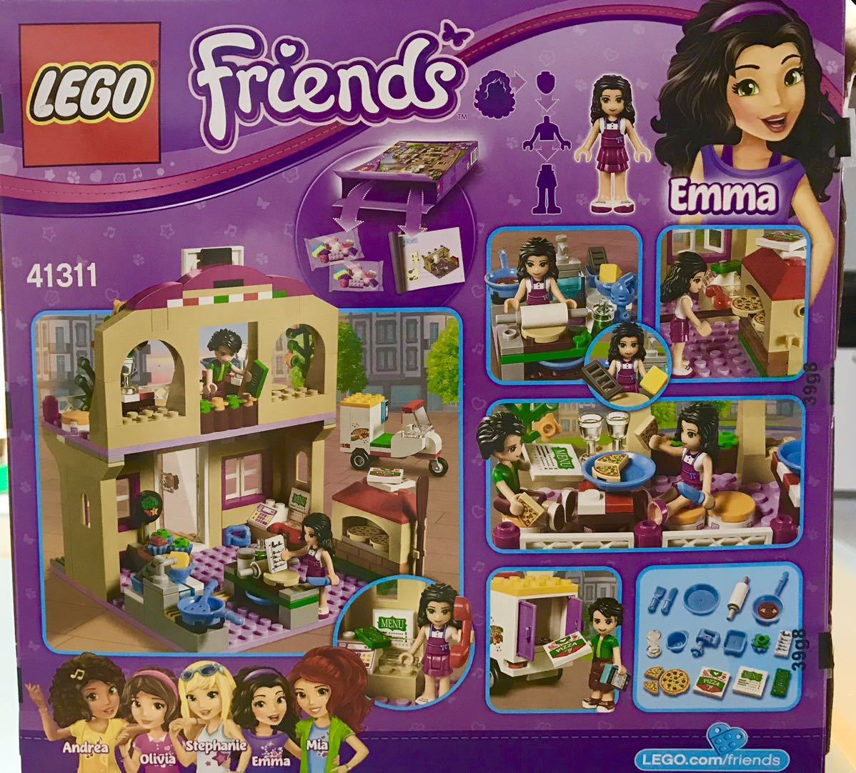 LEGO レゴ　レゴフレンズ　Friends ハートレイクのピザレストラン　41311 バラ　バラバラ 6才　12才_画像3