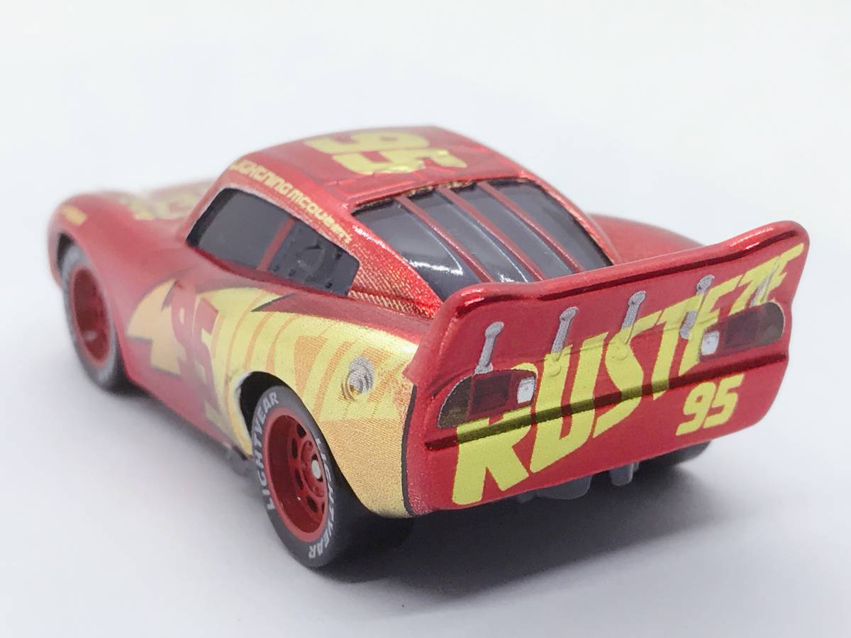 ka8* Disney The Cars 3 Mattel Tomica . rear . largish size die-cast minicar lightning McQueen RRC type No.95 total length 77mm