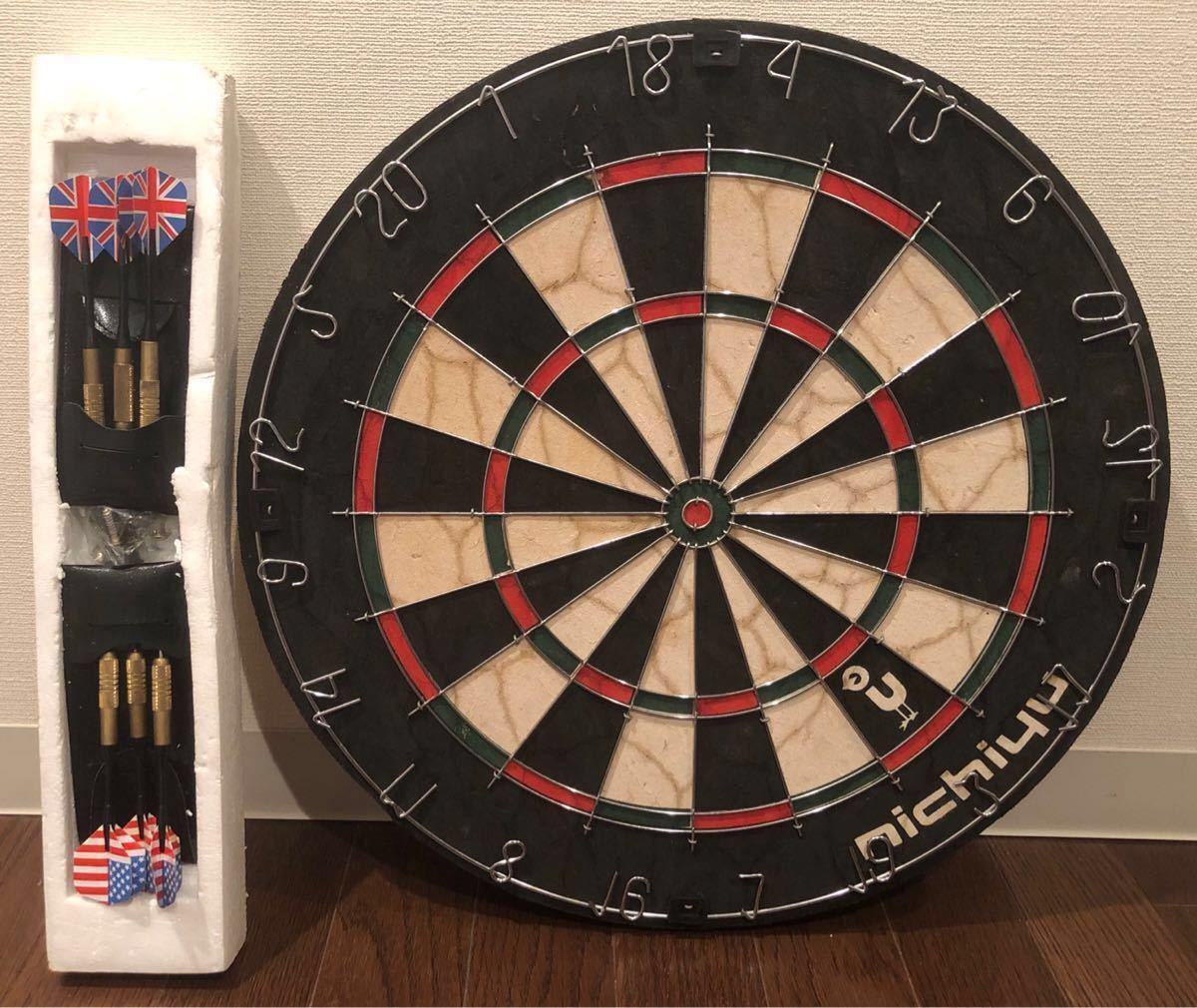 激レア 1987年当時物 日本遊技玩具 TOURNAMENT BRISTLE DART BOARD