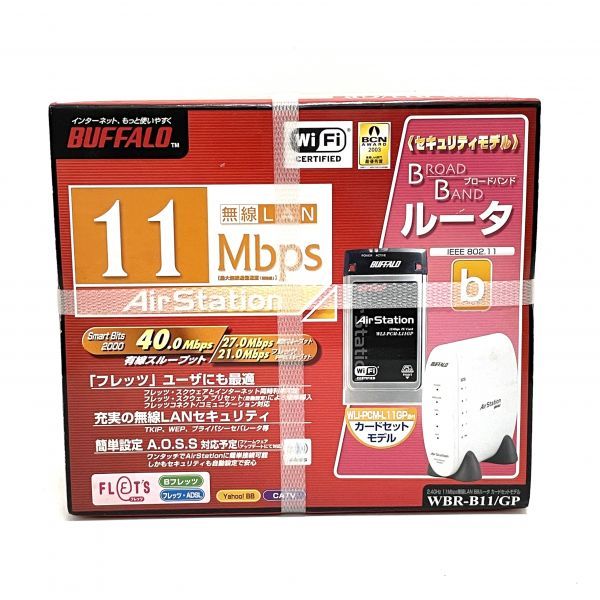 未開封品♪ バッファロー 無線LAN ルーター WBR-B11/GP_画像1