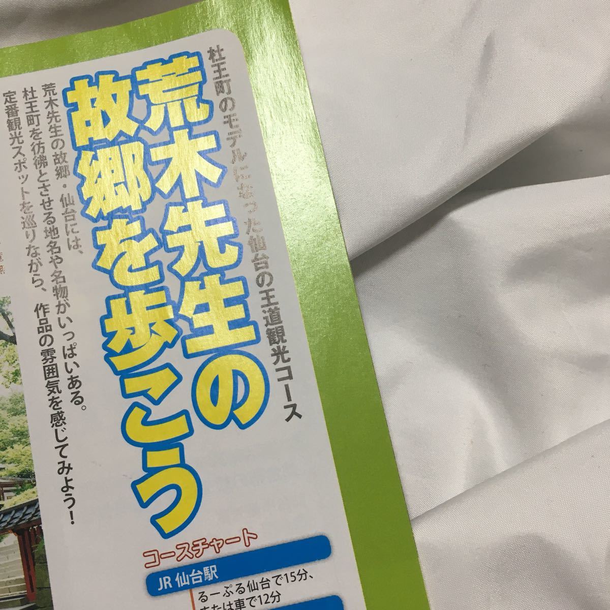 るるぶ 特別編集 杜王町 ジョジョの奇妙な冒険 荒木飛呂彦 冊子 ジョジョ JOJO ダイヤモンドは砕けない ジョジョリオン