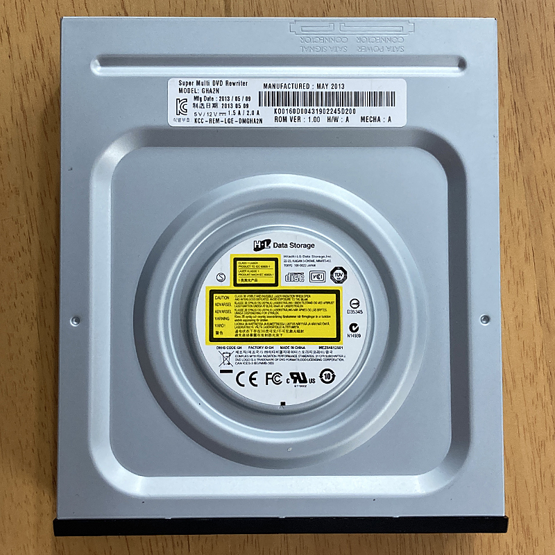  Hitachi LG 5 дюймовый встроенный DVD Super Multi Drive GHA2N б/у товар б/у товар EX00006