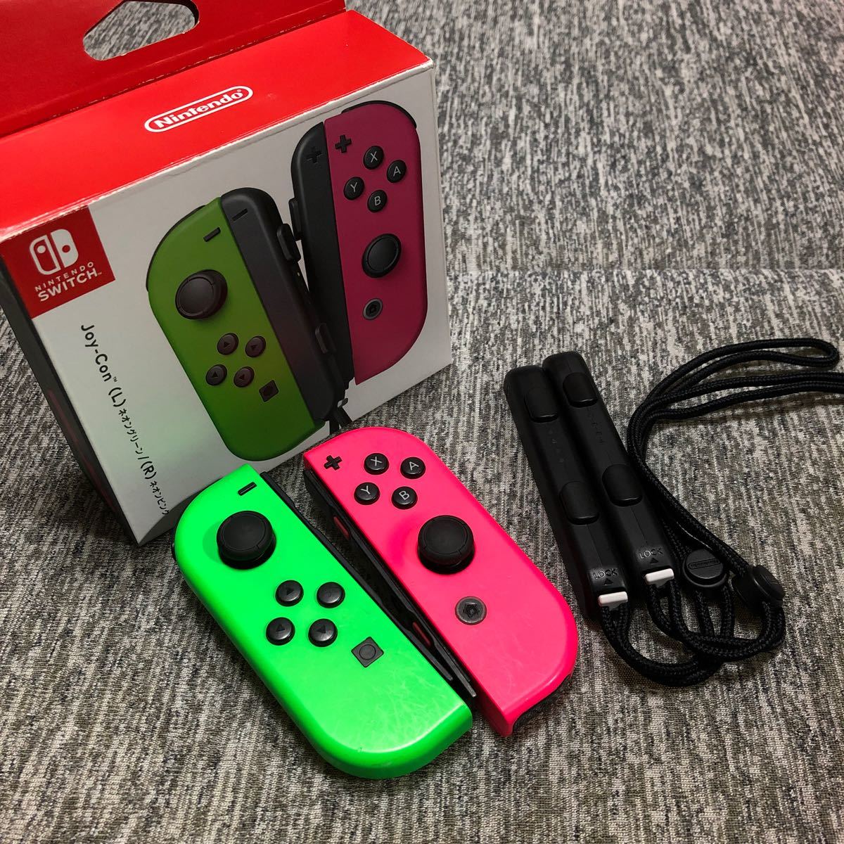 Nintendo Switch Joy-Con ネオングリーン ネオンピンク