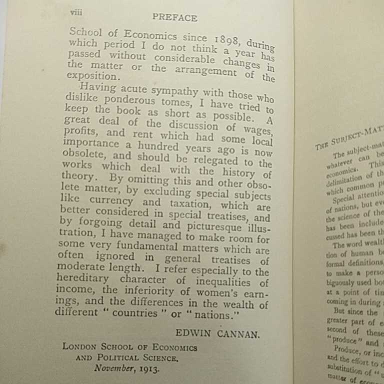 洋書　WEALTH 　　EDWIN CANNAN　1922年発行　P.S. KING & SON,LTD._画像6