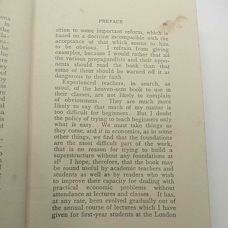 洋書　WEALTH 　　EDWIN CANNAN　1922年発行　P.S. KING & SON,LTD._画像5