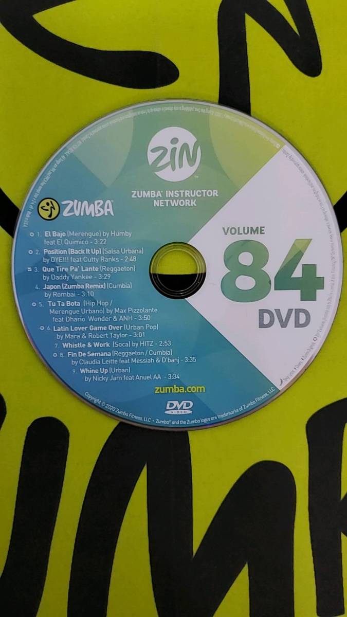 驚きの価格が実現 ZUMBA ZiN86 CDDVD 二枚セット インストラクター専用