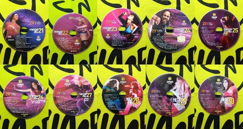 ZUMBA ズンバ MEGAMIX～MEGAMIX CD 枚セット