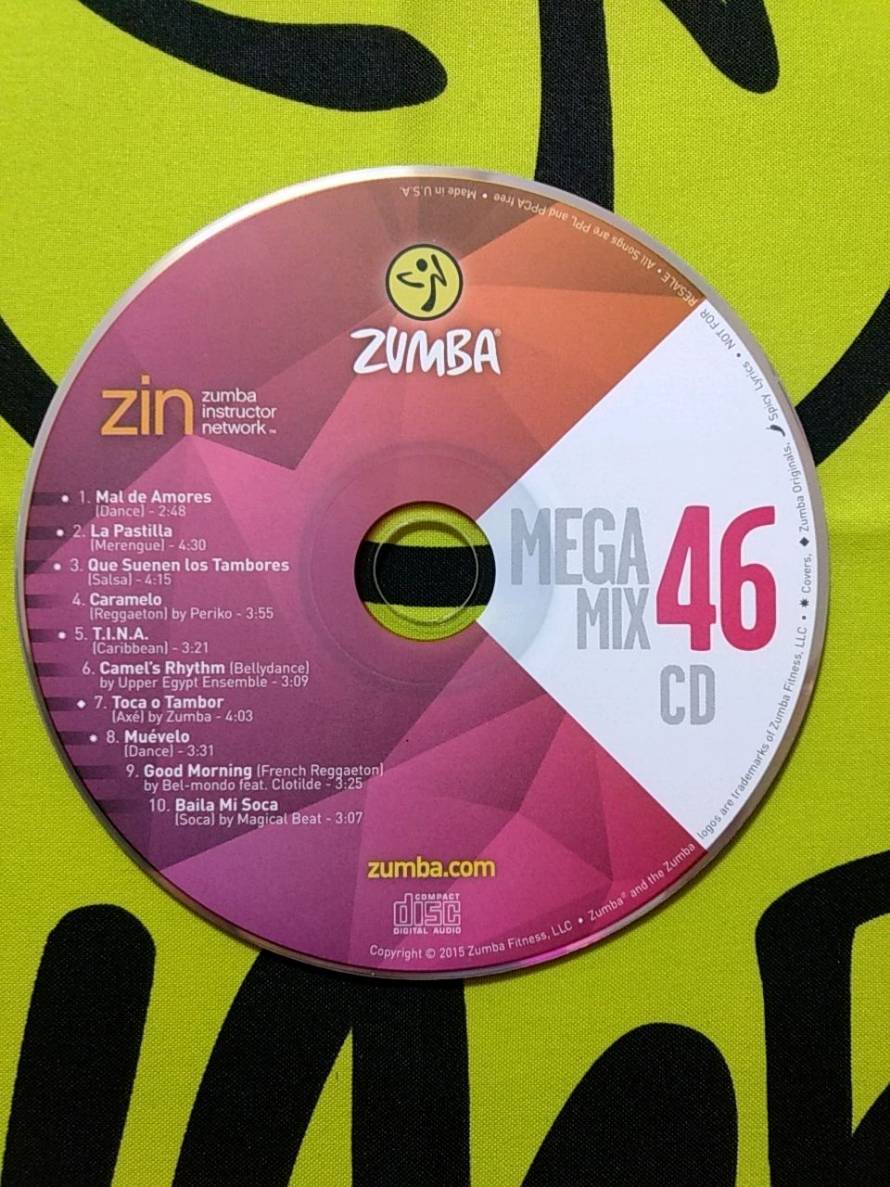 即決！ ZUMBA　ズンバ　MEGAMIX　CD　45　46　47　48　4枚セット_画像3