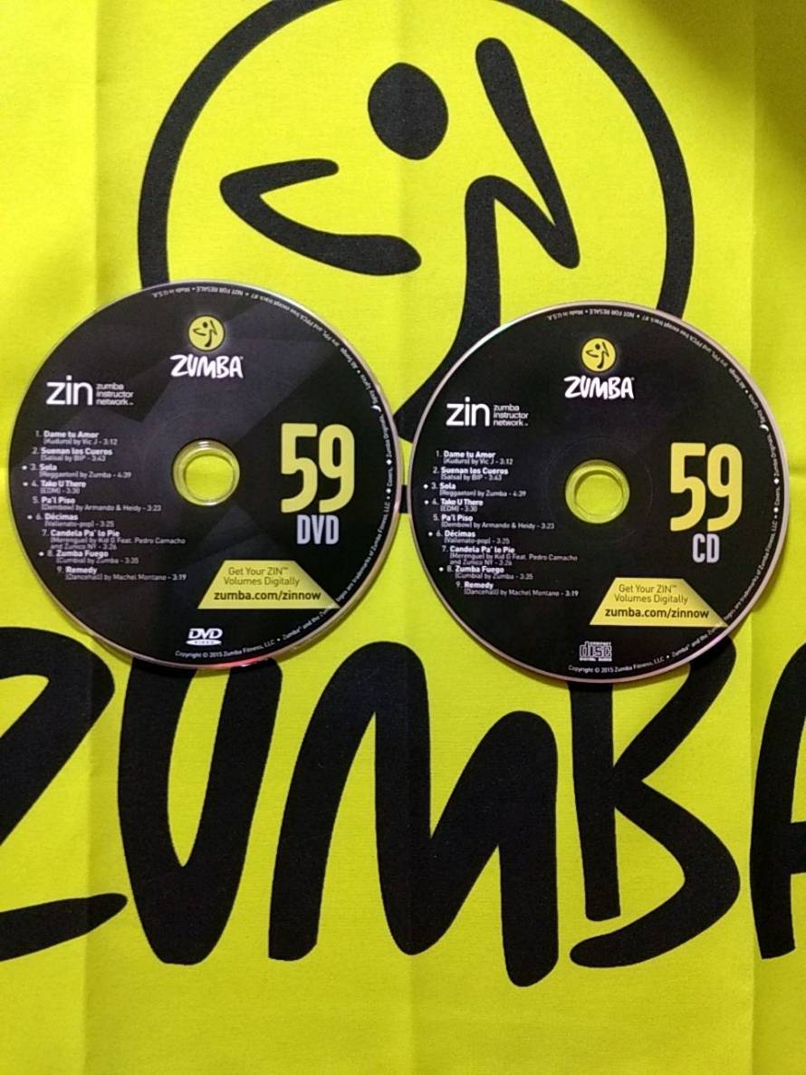 即決 ZUMBA ズンバ ZIN59 DVD ＆ CD インストラクター専用｜PayPayフリマ
