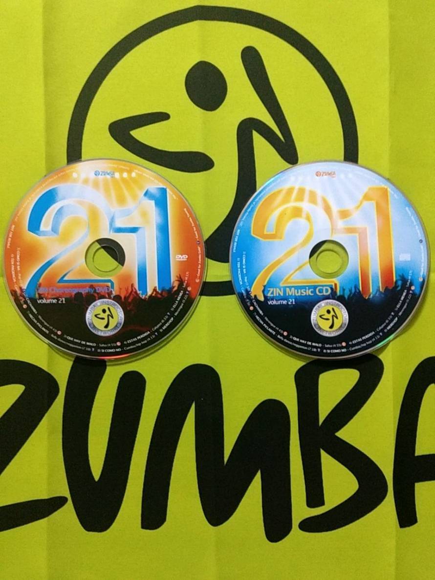 即決　希少品！　ZUMBA　ズンバ　ZIN21　DVD　＆　CD　インストラクター専用_画像1