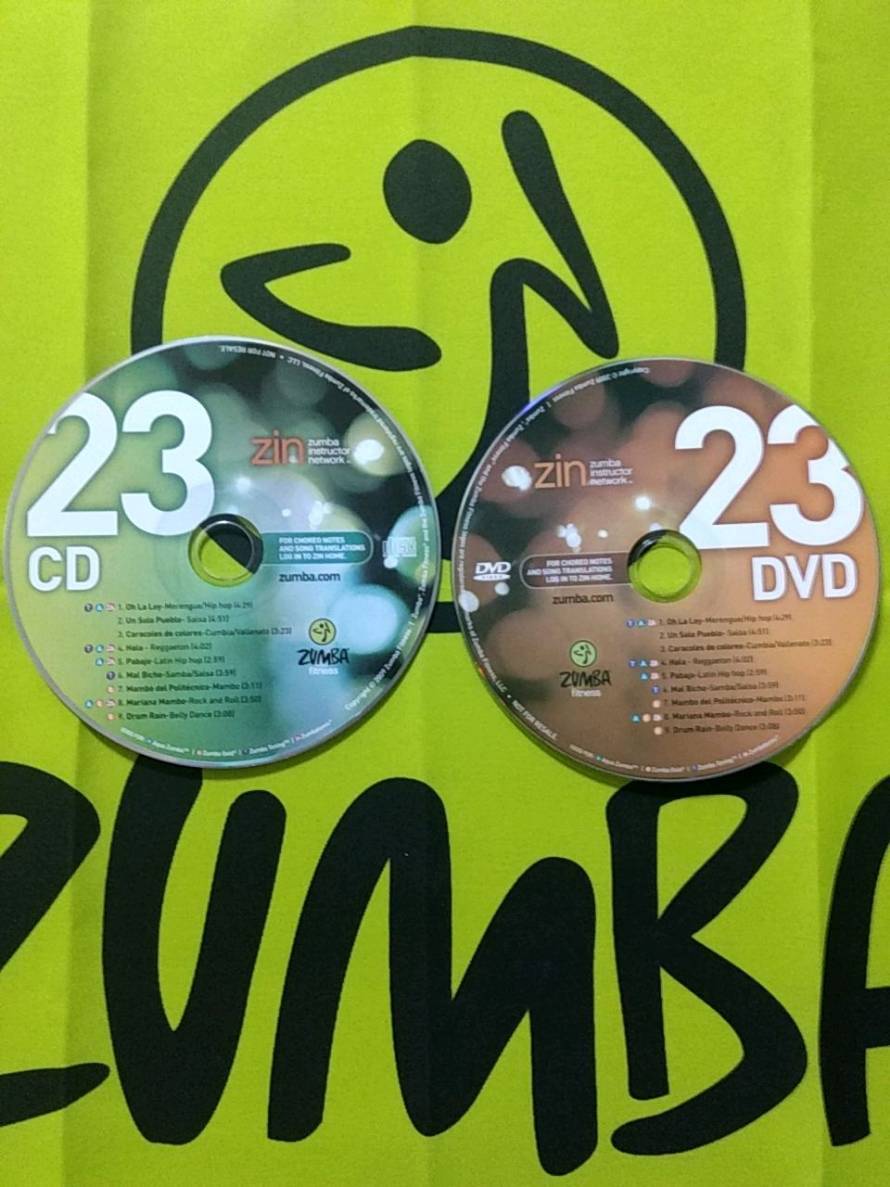 即決 希少品 ZUMBA ズンバ ZIN23 DVD ＆ CD インストラクター専用