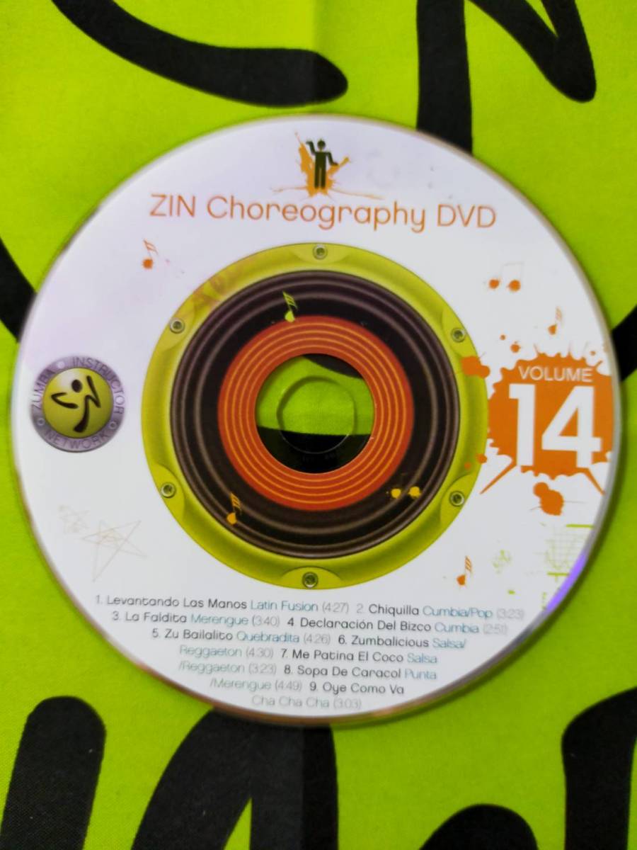 超希少品！　ZUMBA　ズンバ　ZIN14　CD　DVD　インストラクター専用_画像2