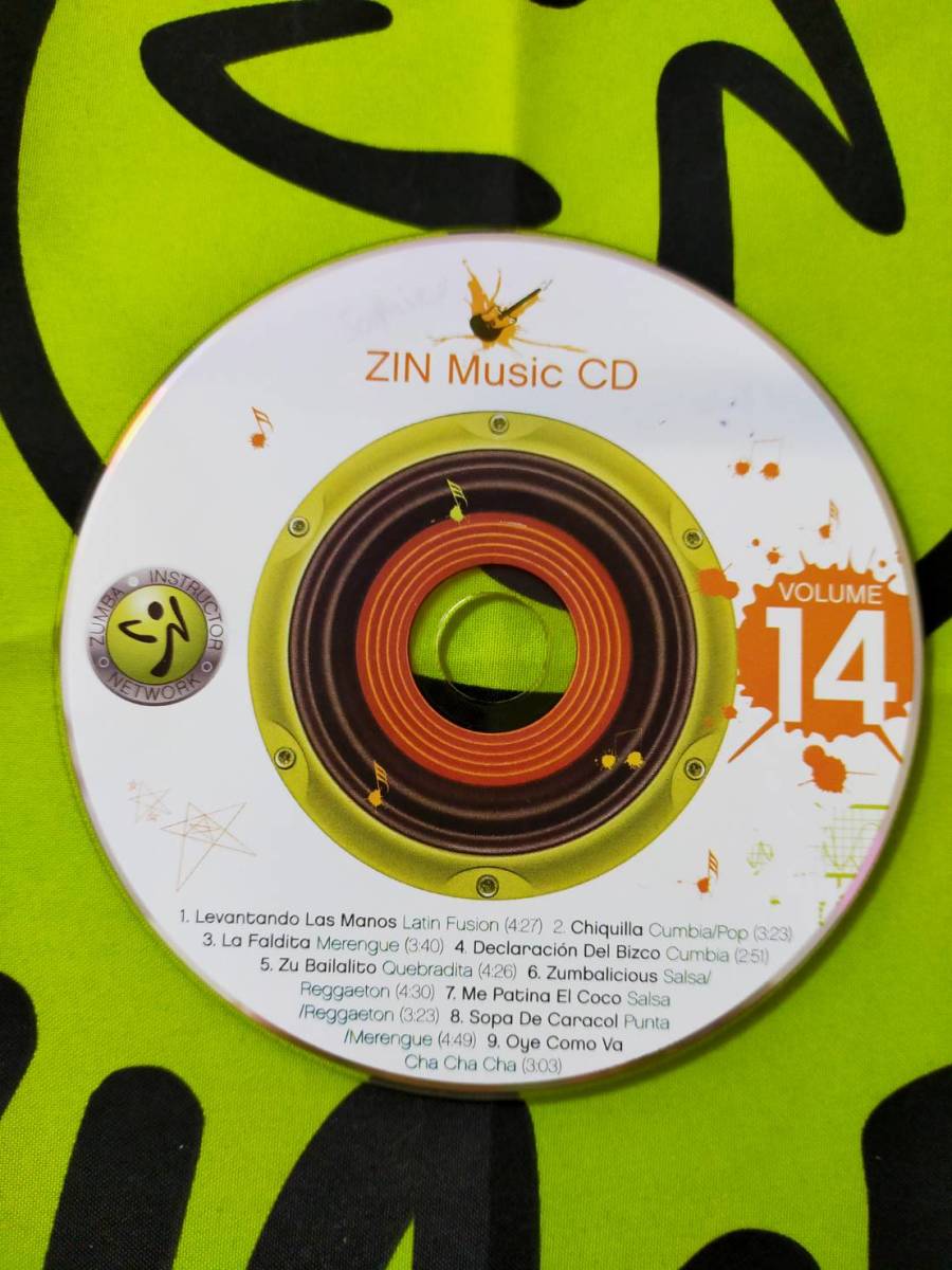 超希少品！　ZUMBA　ズンバ　ZIN14　CD　DVD　インストラクター専用_画像3