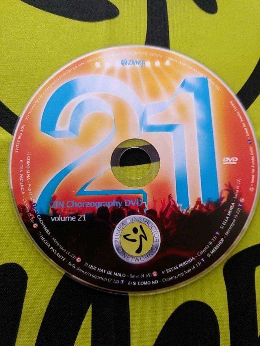 即決 希少品！ ZUMBA ズンバ ZIN21 DVD ＆ CD インストラクター専用