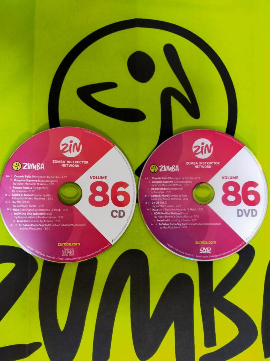 セール特価 希少品　ZUMBA　ズンバ　ZIN86　CD＆DVD　インストラクター専用 その他