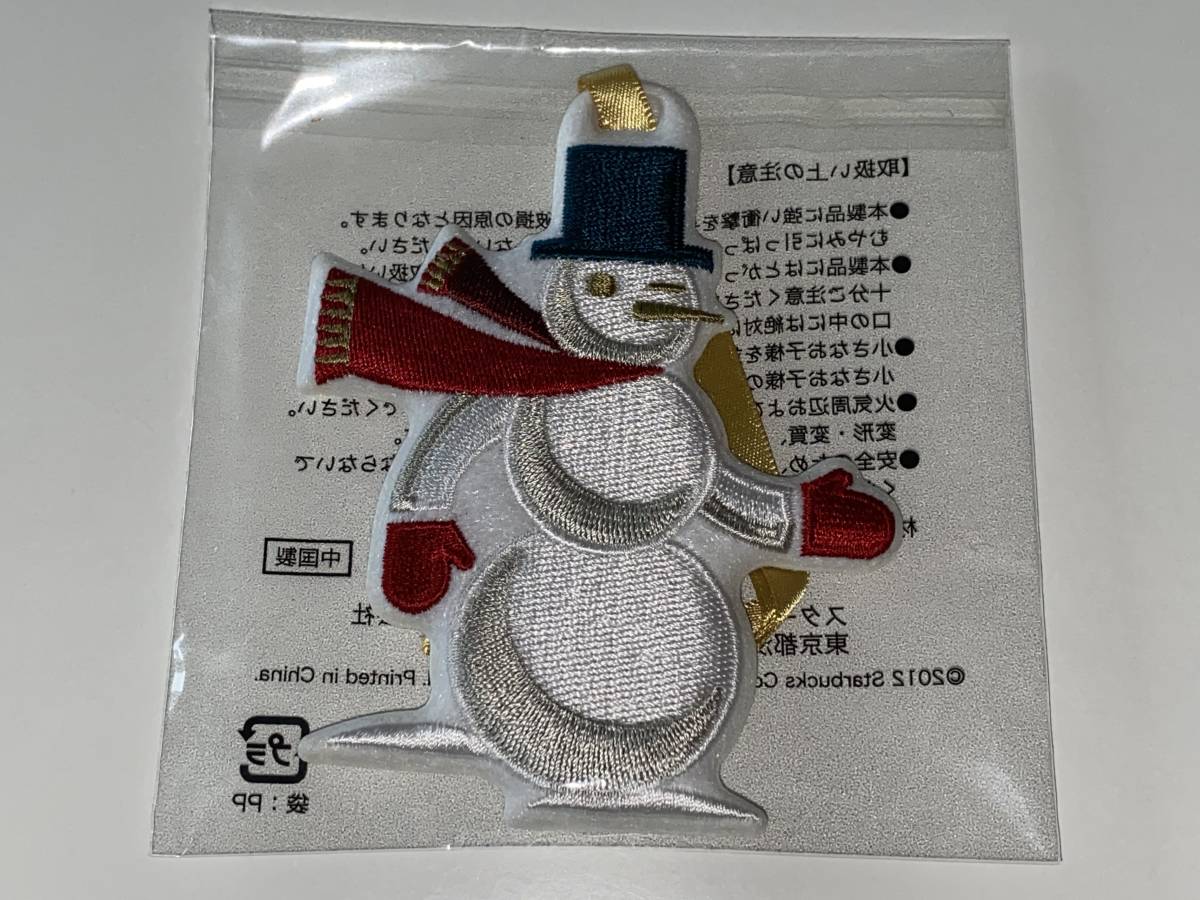 スターバックス 2012年 クリスマス オーナメント(雪だるま)★限定 非売品 スタバ ホリデー★ツリー 飾り 装飾 スノーマン_画像1