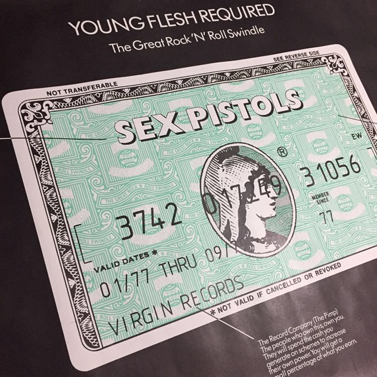 ビンテージ Jamie Reid ジェイミー リード YOUNG FLESH REQUIRED