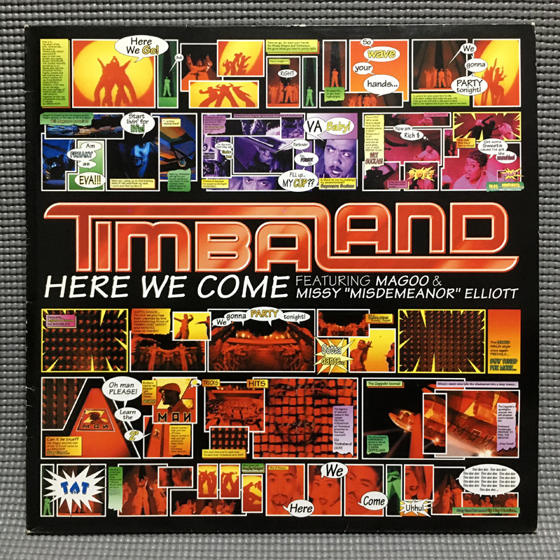 Timbaland - Here We Come 【Europe 12inch】 Magoo Missy Elliott / Delabel / ZMan Records - DINST 179 / 7243 8 95651 6 4_画像1