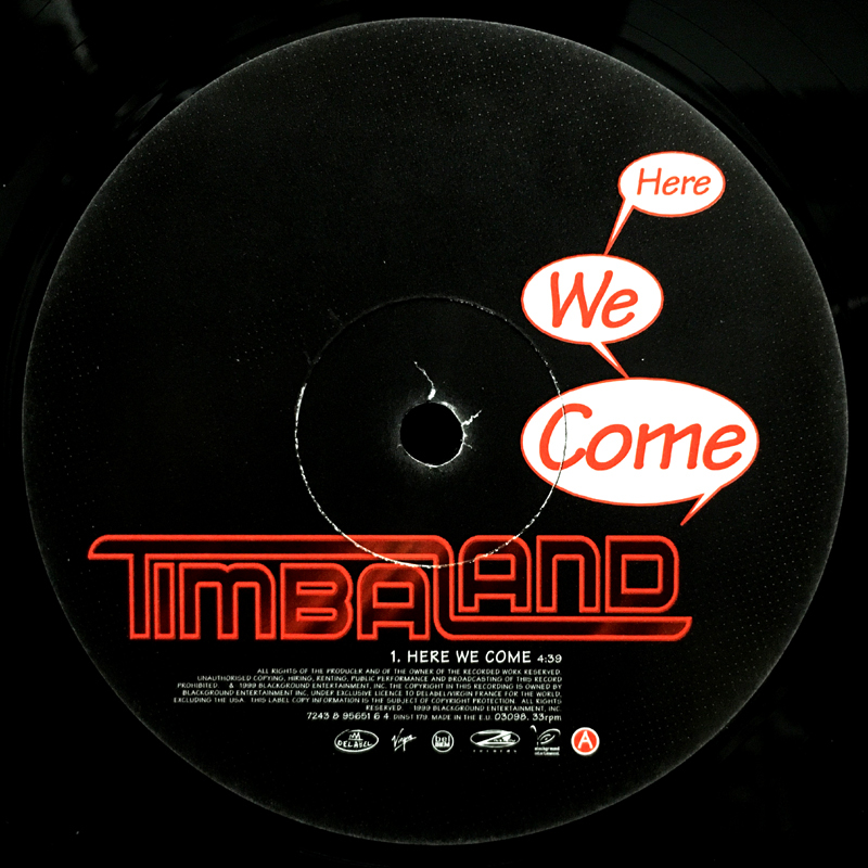 Timbaland - Here We Come 【Europe 12inch】 Magoo Missy Elliott / Delabel / ZMan Records - DINST 179 / 7243 8 95651 6 4_画像3