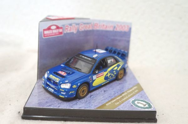 VITESSE スバル インプレッサ WRC P.Solberg/P.Mills 1/43 ミニカー_画像1